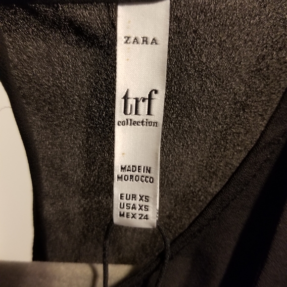 NWT Zara Blouse Women's Size XS Color Black - Picture 5 of 5